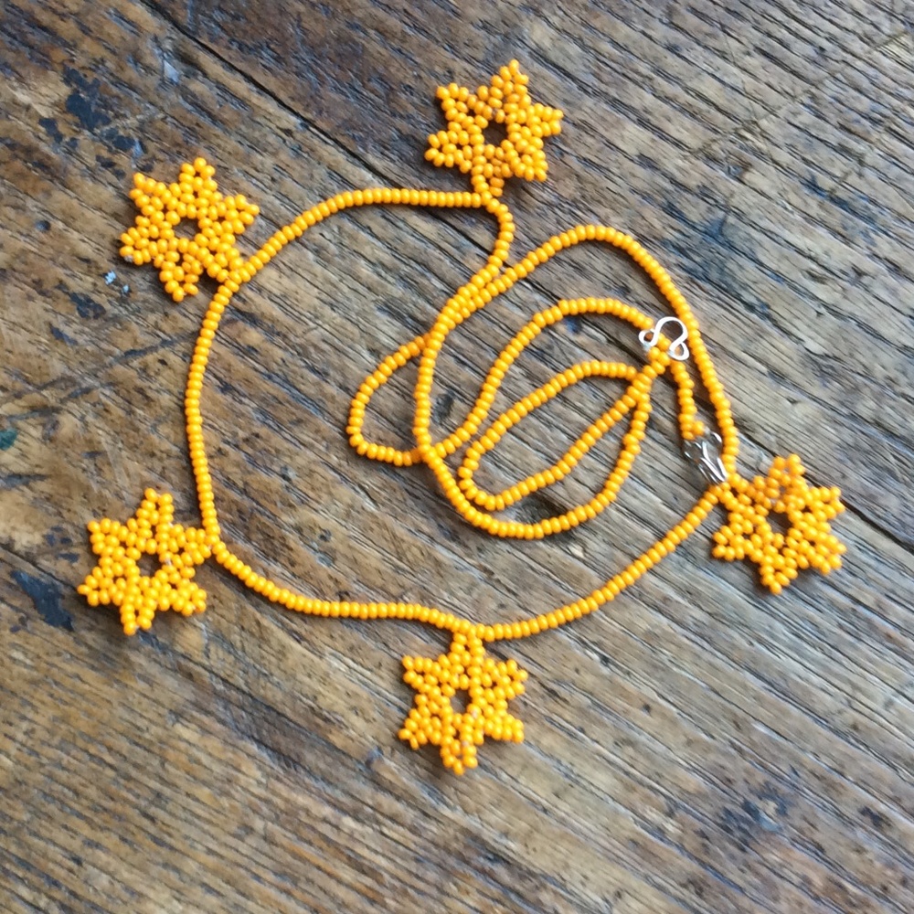 Lira Tangerine Star Choker